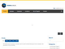 Tablet Screenshot of federal-group.com